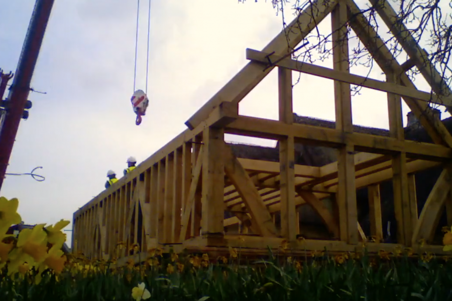 Cottage Update 24/3/17 On Site Assembly